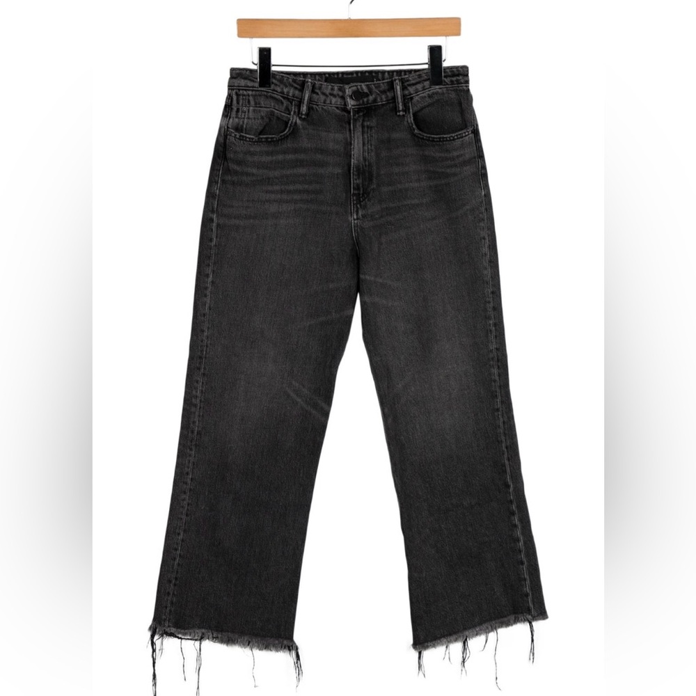 Denim x Alexander Wang wide leg high rise denim Jeans